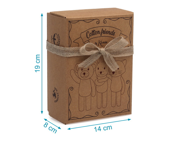 Mordedor de ganchillo Oso con caja regalo